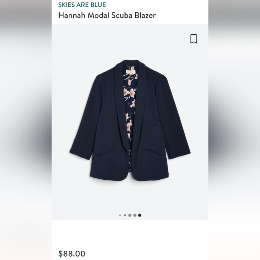 Skies Are Blue Blazer